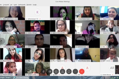 Por el coronavirus, Potrero Digital pasó a una modalidad 100% virtual a través de una plataforma que brinda la empresa Cisco, colaboradora del proyecto educativo
