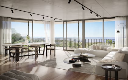 Por el diseño de las torres Quartier, todas las unidades tendrán vista a la costa (Argencons)