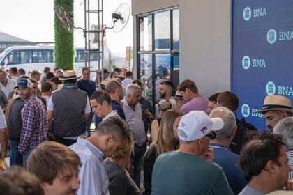 Por el stand del BNA pasaron ayer unas 6000 personas