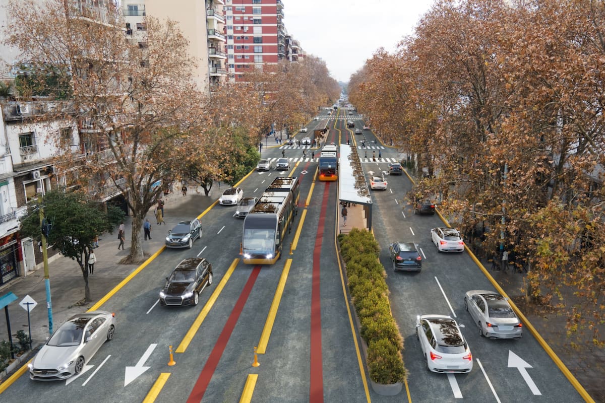Por el Trambus se modifica el sentido de distintas calles de la Ciudad
