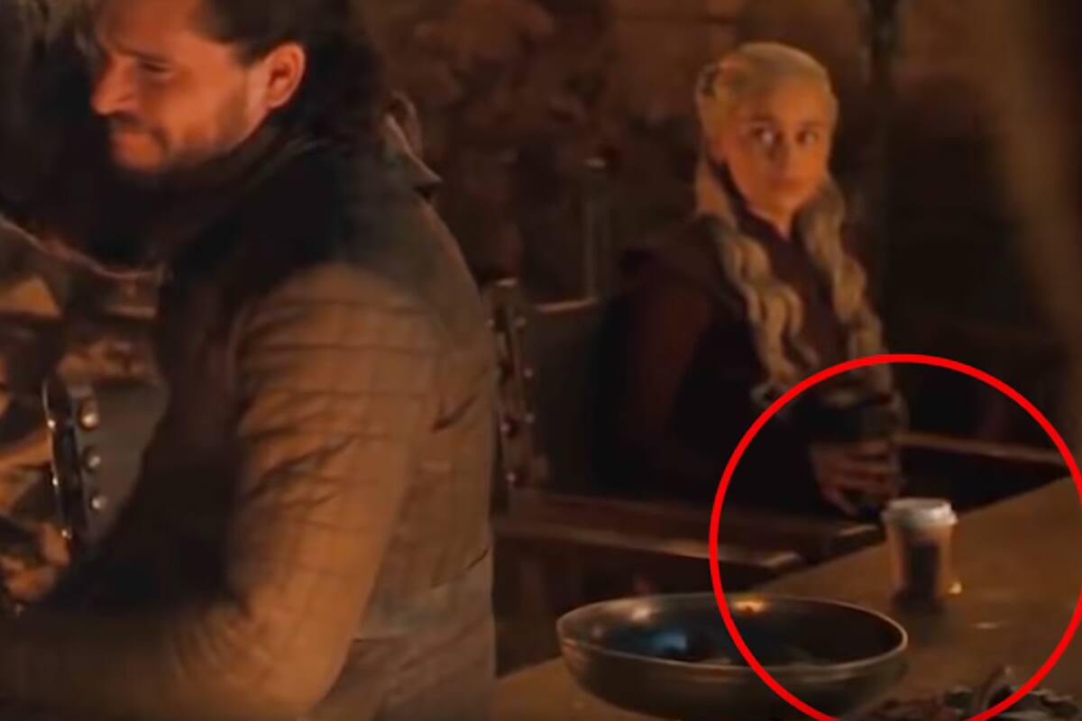 ¿Por error o con intensión? El vaso de café del que todos hablan y que se vio en el nuevo capítulo de Game of Thrones