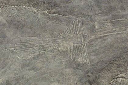 El cóndor de Nazca, uno de los geoglifos más conocidos