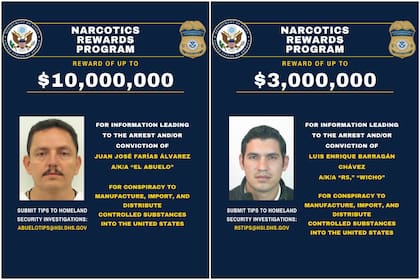 Por información sobre Juan José Farías Álvarez, alias “El Abuelo” se ofrecen hasta US$10 millones; la máxima recompensa del grupo