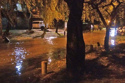 Por la crecida del agua, Defensa Civil tuvo que intervenir para asistir a los vecinos