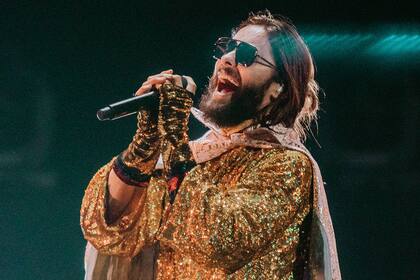 Por la crisis económica, la presentación de su banda estuvo a punto de caerse, pero ahora Leto sueña con hacer un show gratuito