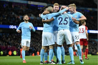Con un gol de Agüero, Manchester City ganó y estiró su ventaja en la Premier