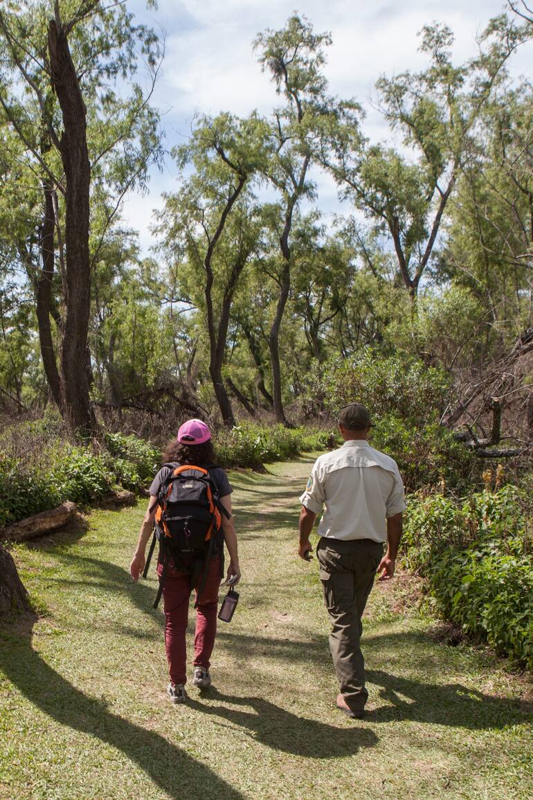 Por los senderos del Parque
Nacional Pre-Delta.