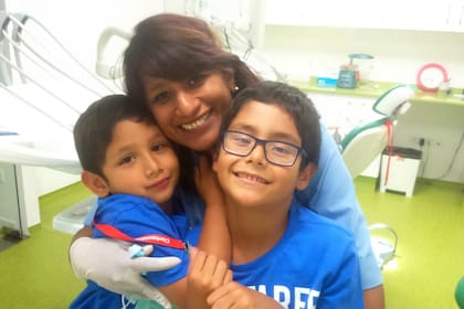 "Por mis hijos sabía que tenía que seguir adelante".