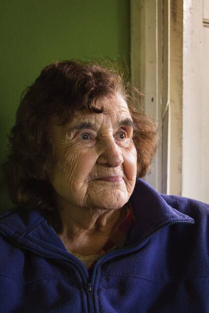 Doña Justa Mancilla, la única pobladora de Candelario, tiene 96 años.