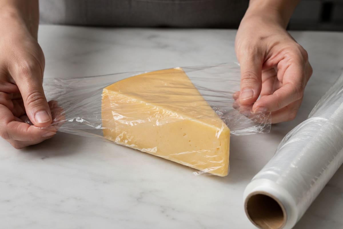 Por qué deberías dejar de usar papel film para guardar el queso (Foto: imagen ilustrativa con IA)