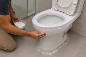 Por qué es efectivo aplicar bicarbonato de sodio alrededor del inodoro
