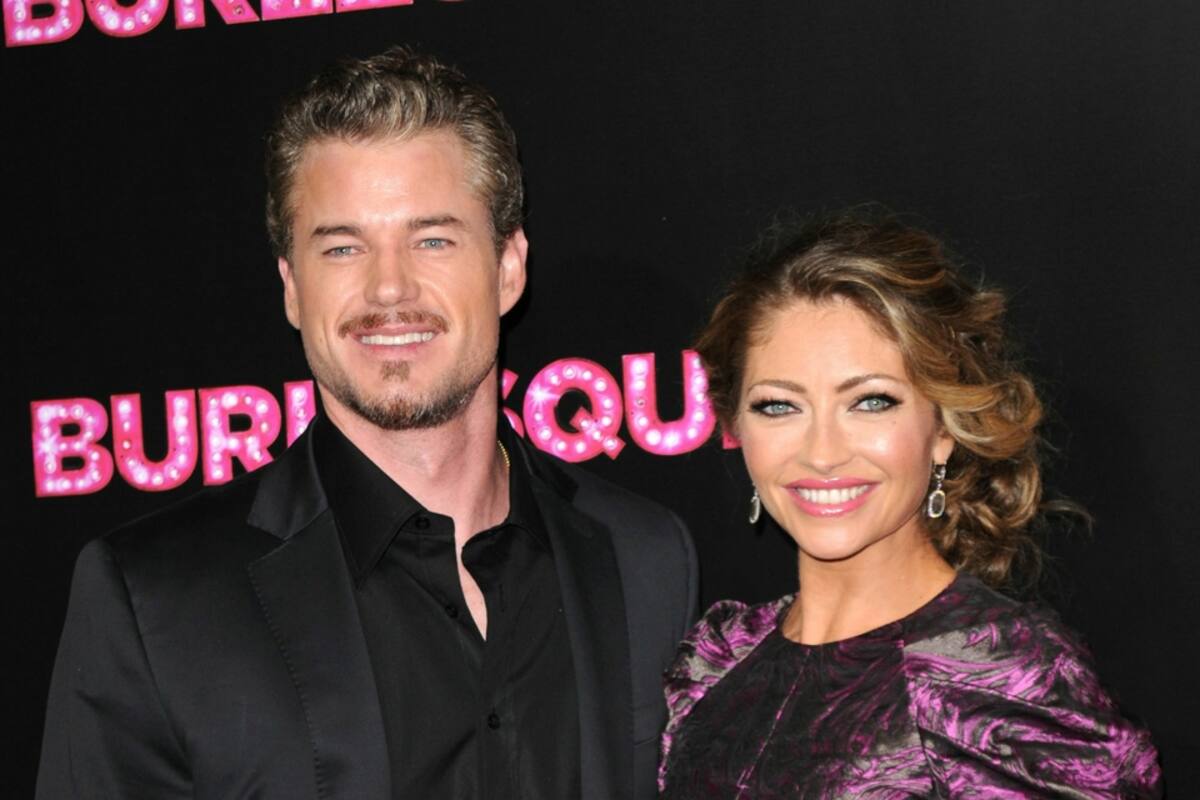 ¡¿Por qué no está soltero?! El actor Eric Dane, junto a su esposa Rebecca Gayheart, en la premiere de Burlesque