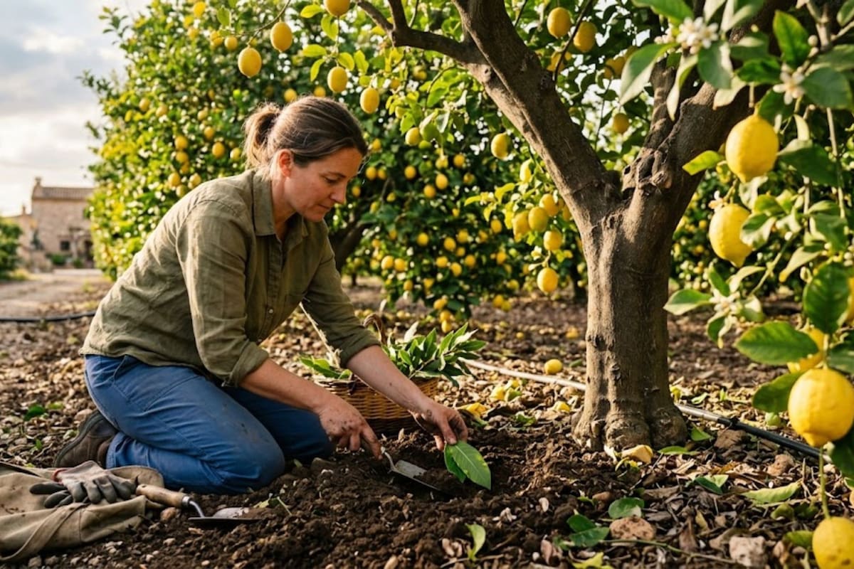Por qué recomiendan enterrar una hoja de laurel debajo de los limoneros