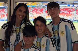 Por qué Thiago Messi no estuvo con su familia en el partido de la selección argentina contra Jordania