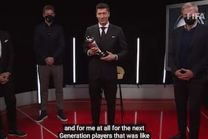 Por segundo año consecutivo, Lewandowski ganó el premio al mejor jugador del mundo