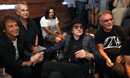 Porchetto, Lebón, García y Gieco, anoche