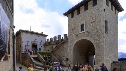 Porta della Rupe, una de las puertas de la muralla