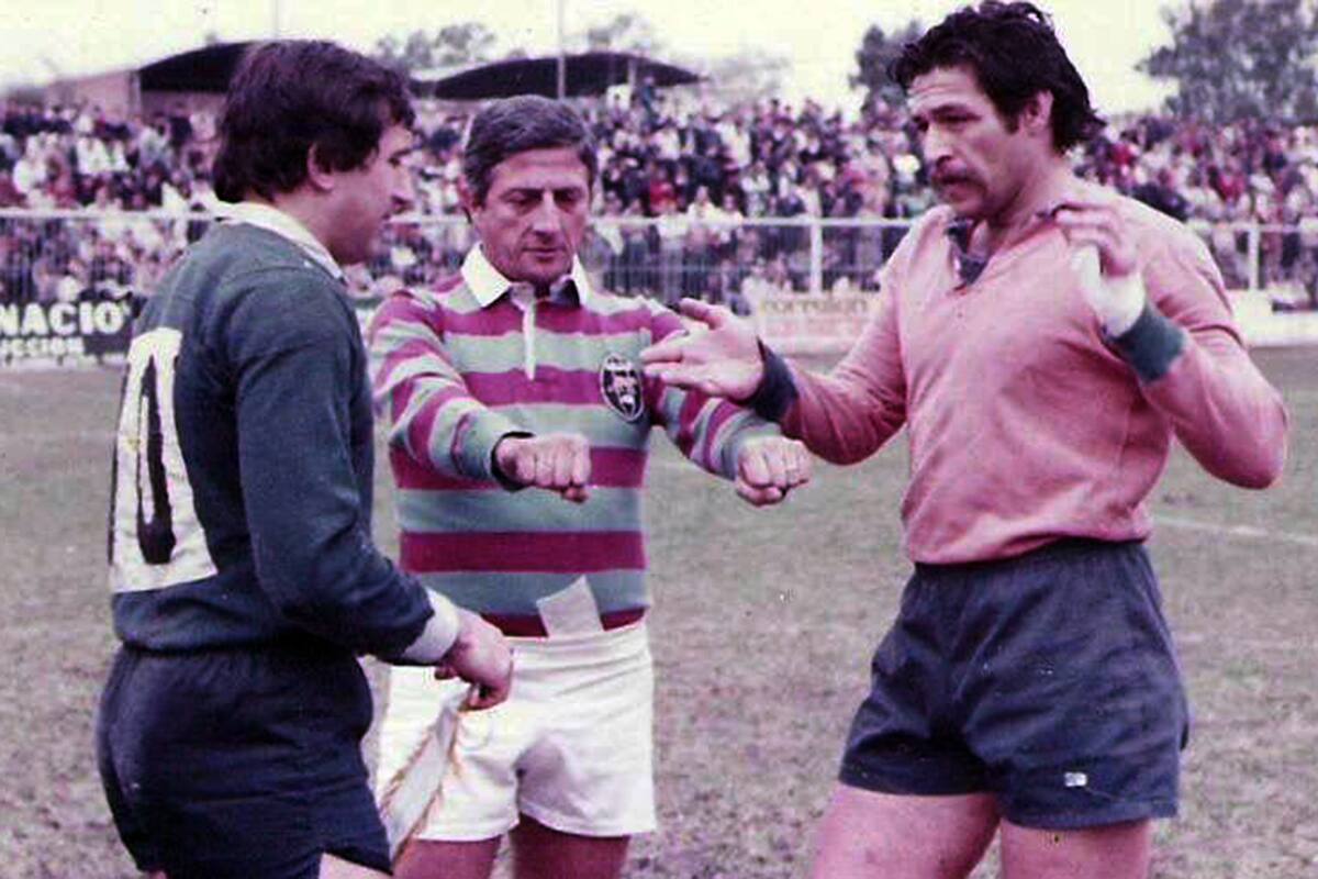 Porta y Cabrera el día que Tucumán le ganó a los Pumas (Foto de Tomás Gray)