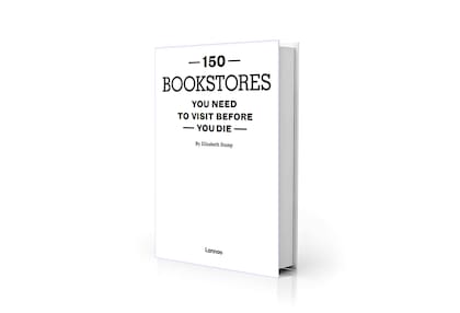 Portada de "150 Bookstores You Need to Visit Before You Die", de Elizabeth Stamp