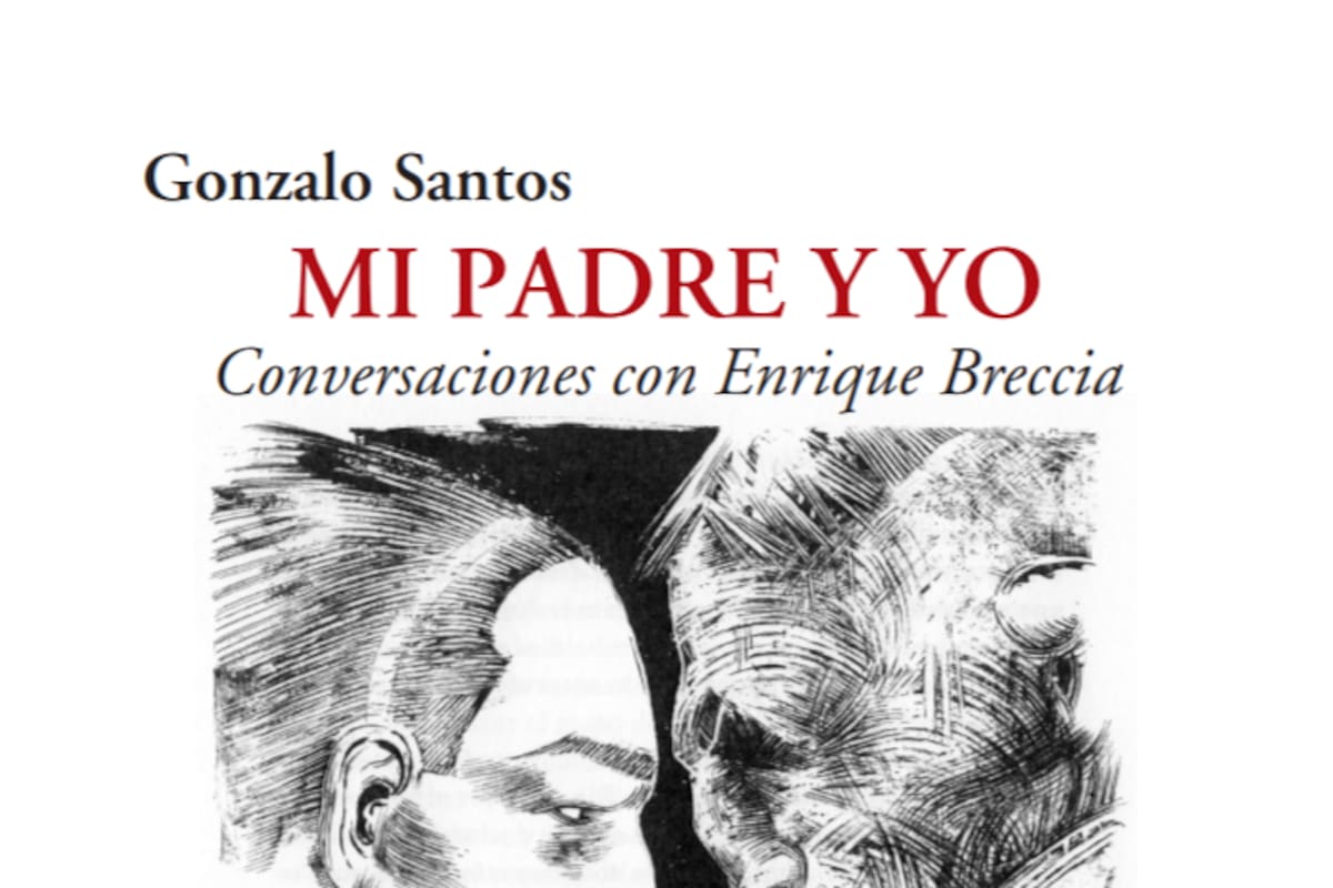 Portada de "Mi padre y yo. Conversaciones con Enrique Breccia", de Gonzalo Santos