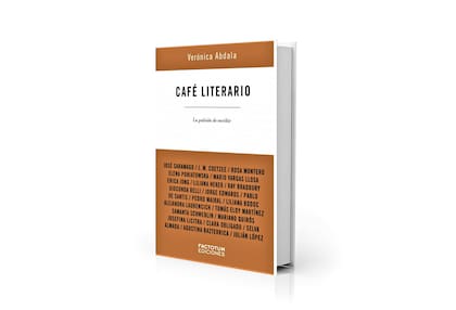 Portada de "Café literario", de Verónica Abdala, publicado por Factotum