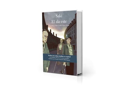 Portada de "El ala este y otros cuentos", publicado por M14E y que incluye tres relatos inéditos de Saki