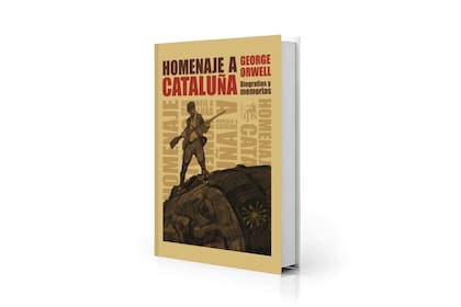 Portada de "Homenaje a Cataluña", de George Orwell