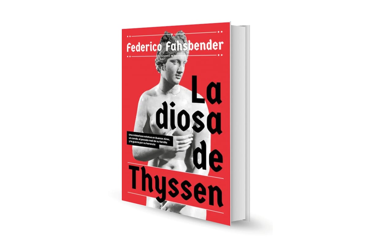 Portada de "La diosa de Thyssen", de Federico Fahsbender