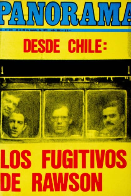Portada de la Revista Panorama que incluye una nota con los únicos seis dirigentes de las organizaciones armadas que lograron fugarse de Rawson