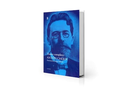 Portada de "Teatro completo" (Losada), de Chéjov, con prólogo de Jorge Dubatti