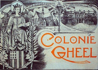 Portada de un folleto publicado por la colonia Gheel (el antecesor de OPZ Geel)