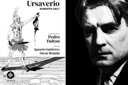 Portada de "Ursaverio", obra teatral inédita de Roberto Arlt publicada por un sello uruguayo