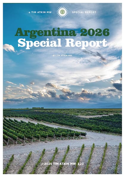Portada del informe 2026 sobre vino argentino de Tim Atkin