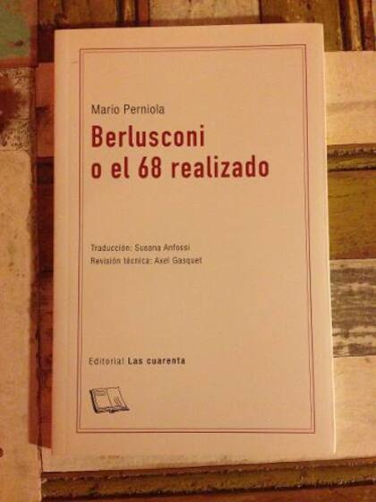 Portada del libro del filósofo italiano Mario Perniola