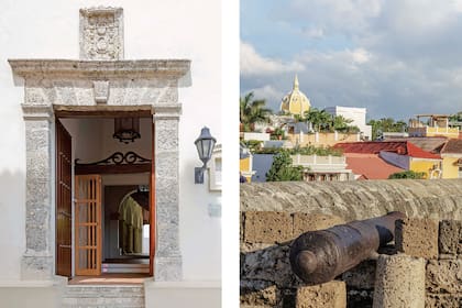 Portal de lo que hoy se conoce como la Casa del Virrey Eslava, restaurada por el Estudio del arquitecto Samudio, y donde se ubica la casa que vamos a ver.