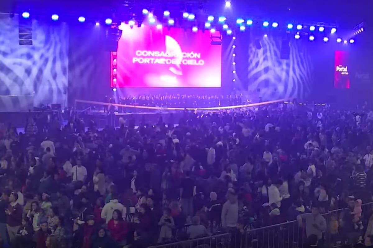 Portal del Cielo, el megatemplo al que irá Milei