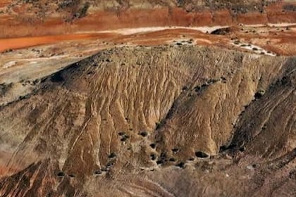 Portal Rocas Coloradas, en Patagonia Azul, Chubut.