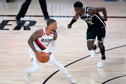 Portland consiguió la chance de jugar el novedoso play-in en gran parte gracias a la formidable actuación de Damian Lillard en la burbuja