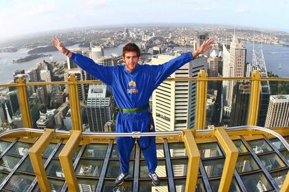 Postal aérea de Delpo, antes del Abierto de Australia 2009