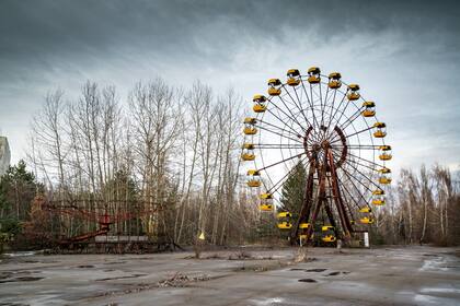 Postales de Chernobyl, hoy una zona de ensayos de guerra