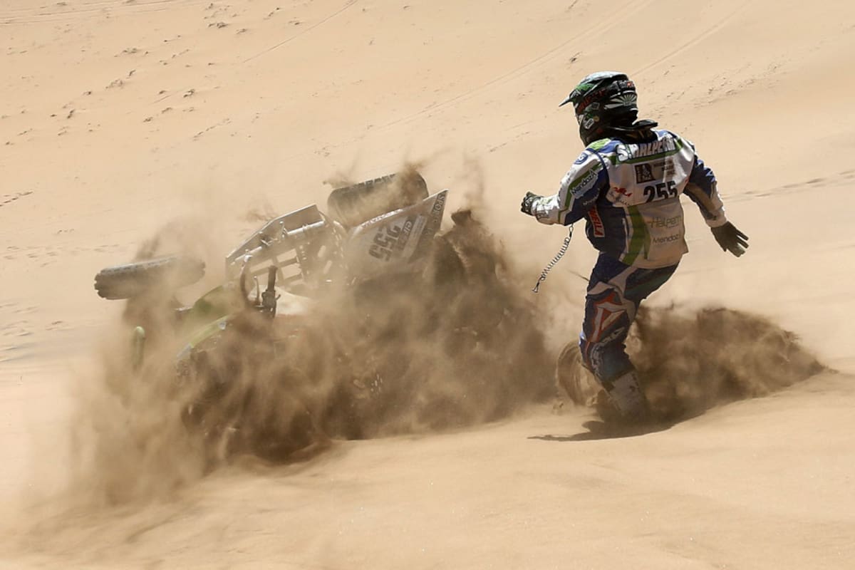 Postales que se repiten en el Dakar 2015