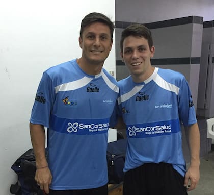 Pourrain junto al Pupi Zanetti