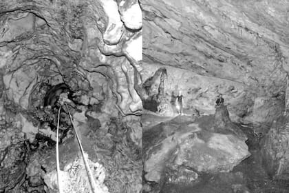 Pozo profundo en la parte norte de la cueva de Te'omim (Foto: B. Zizzu para el 'Proyecto Arqueológico de la Cueva de Te'omim')