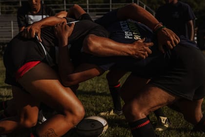 Práctica de rugby. Los partidos que organiza Santa Teresa han sido una poderosa herramienta para promocionarse.