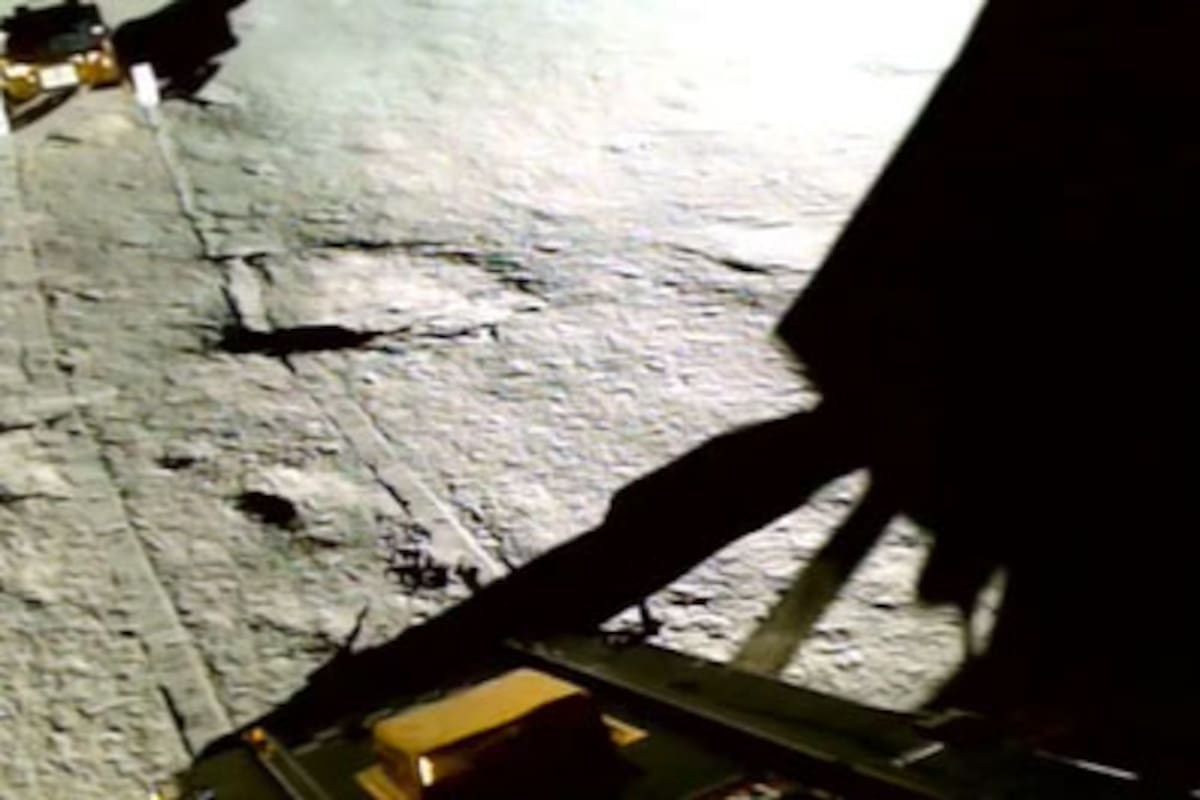 Pragyaan, en el polo sur de la Luna