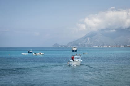 Praia a Mare en el Mar Tirreno