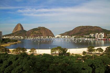 Praia de Botafogo.