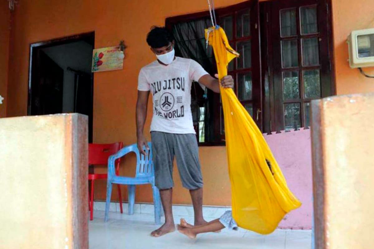 Prasad Dinesh es conductor de un bicitaxi y fue acusado por las autoridades