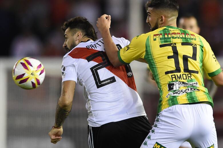 Pratto, con Amor: el delantero anotó el gol del 4-0.