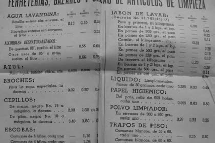 Precios máximos, en 1946